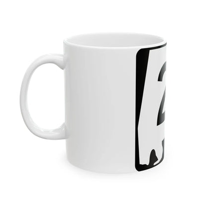 Alabama 21 (Alabama) (Road Sign) White Coffee Mug - Go Mug Yourself