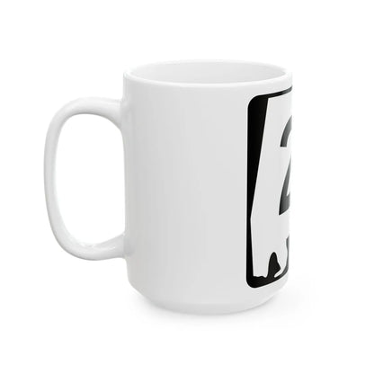 Alabama 21 (Alabama) (Road Sign) White Coffee Mug - Go Mug Yourself