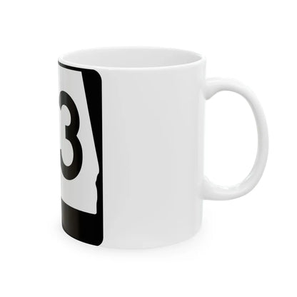 Alabama 23 (Alabama) (Road Sign) White Coffee Mug - Go Mug Yourself