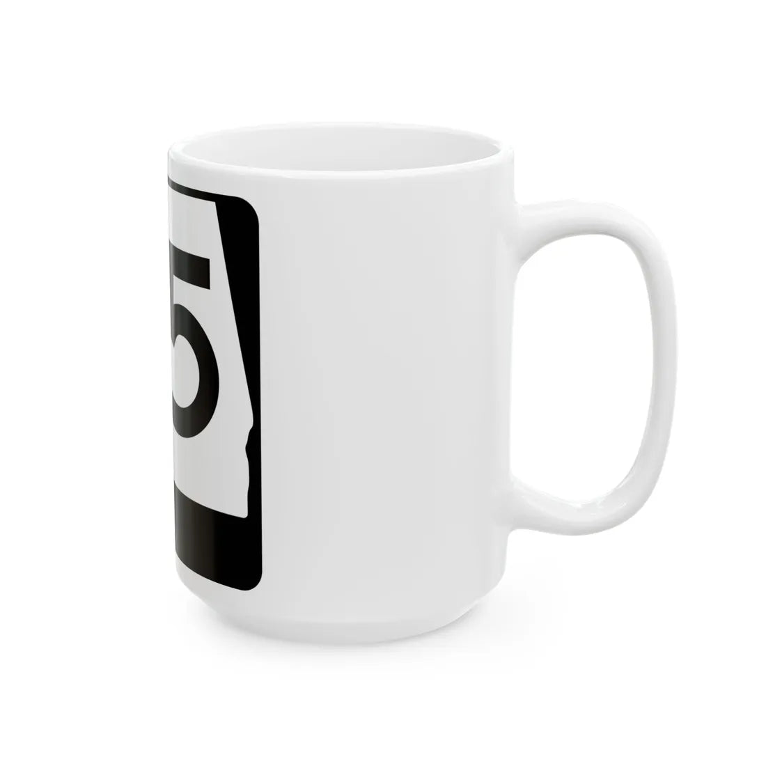 Alabama 25 (Alabama) (Road Sign) White Coffee Mug - Go Mug Yourself