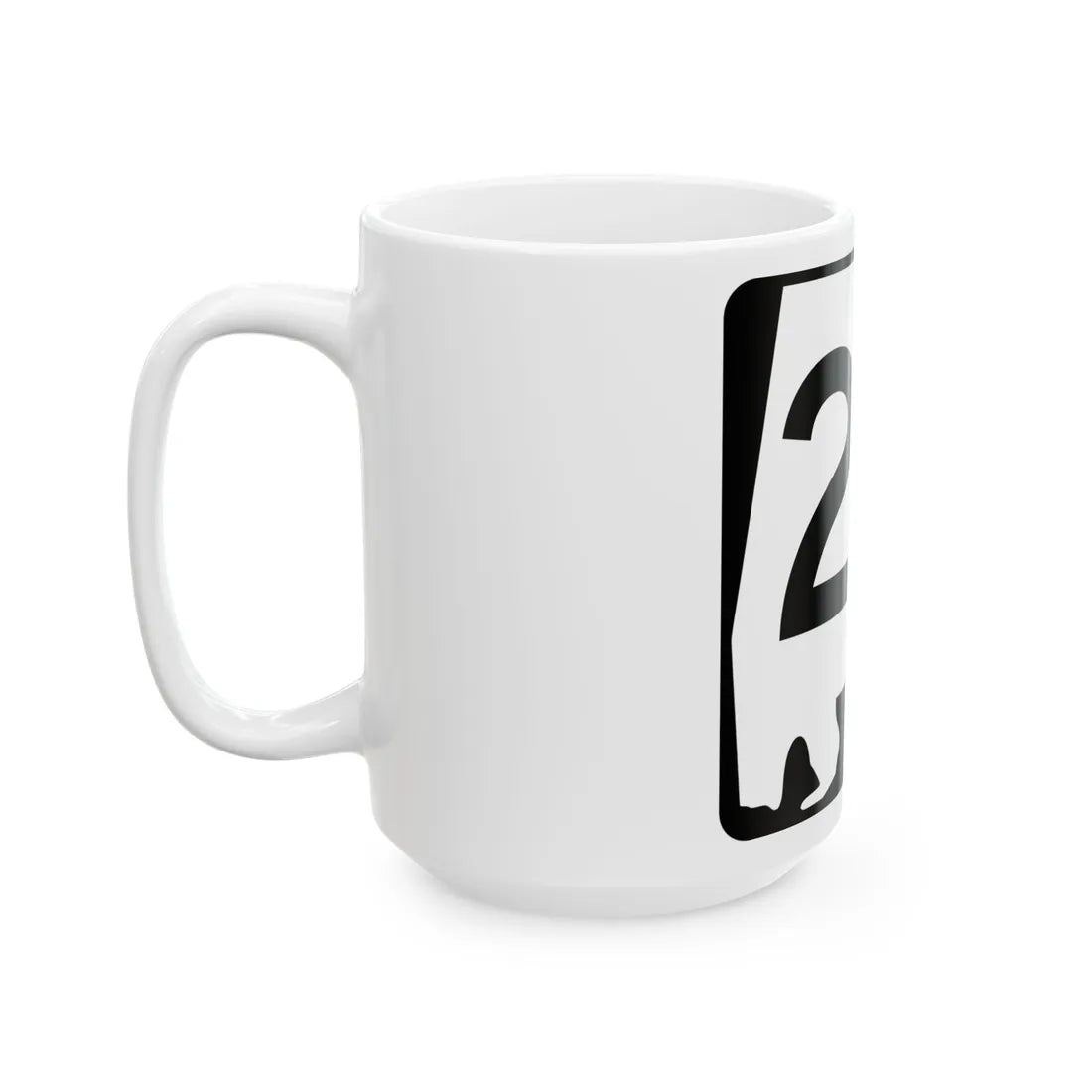 Alabama 26 (Alabama) (Road Sign) White Coffee Mug - Go Mug Yourself