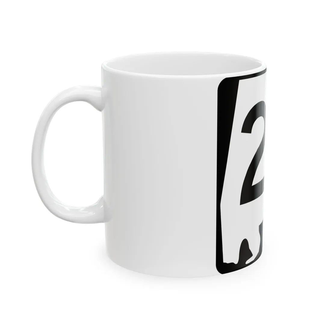 Alabama 27 (Alabama) (Road Sign) White Coffee Mug - Go Mug Yourself