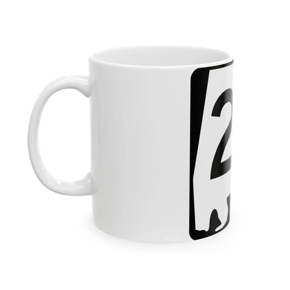 Alabama 27 (Alabama) (Road Sign) White Coffee Mug - Go Mug Yourself