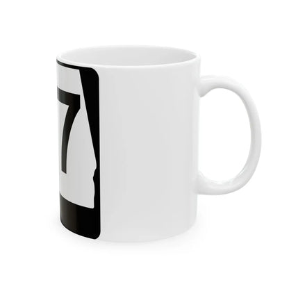 Alabama 27 (Alabama) (Road Sign) White Coffee Mug - Go Mug Yourself