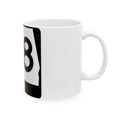 Alabama 28 (Alabama) (Road Sign) White Coffee Mug - Go Mug Yourself