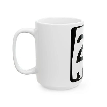 Alabama 28 (Alabama) (Road Sign) White Coffee Mug - Go Mug Yourself