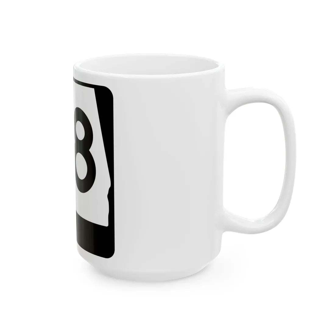 Alabama 28 (Alabama) (Road Sign) White Coffee Mug - Go Mug Yourself