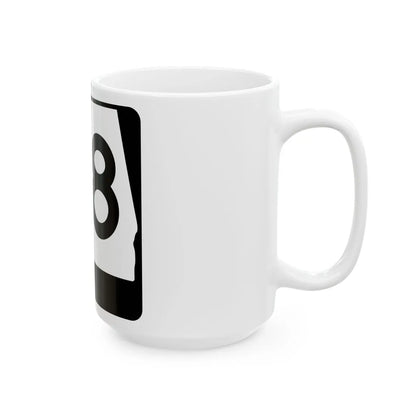 Alabama 28 (Alabama) (Road Sign) White Coffee Mug - Go Mug Yourself