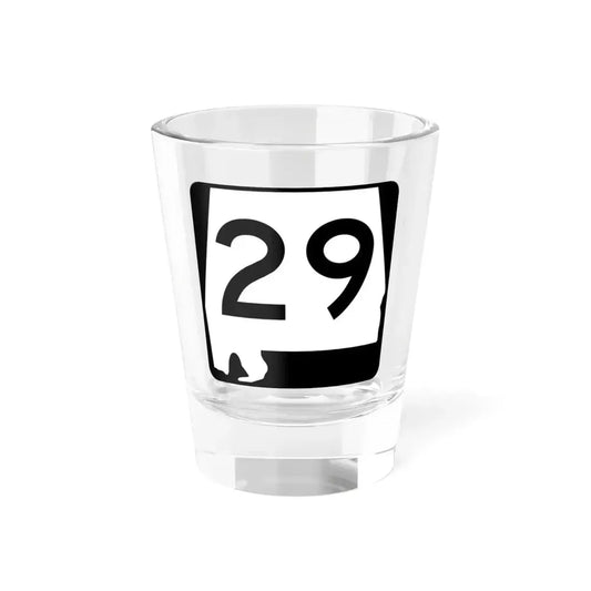 Alabama 29 (Alabama) (Road Sign) Shot Glass 1.5oz 1.5oz - Go Mug Yourself