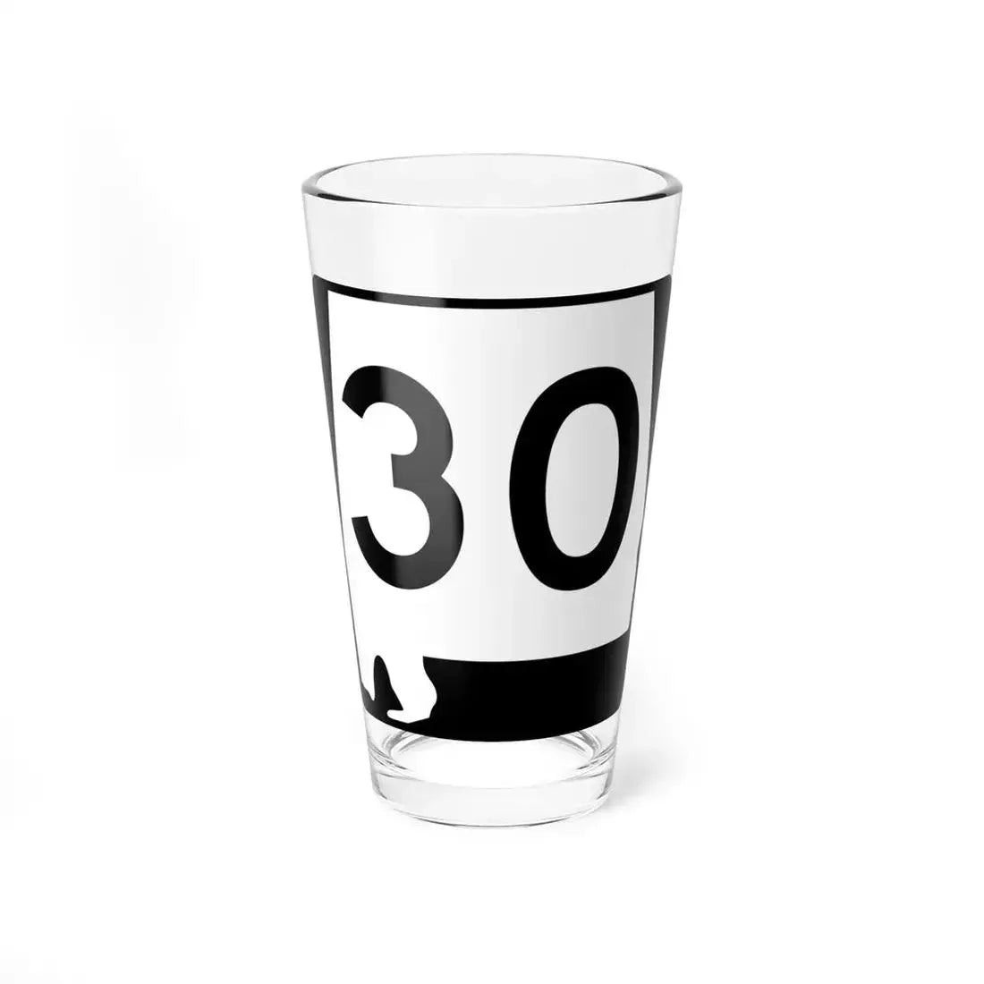 Alabama 30 (Alabama) (Road Sign) Pint Glass 16oz 16oz - Go Mug Yourself