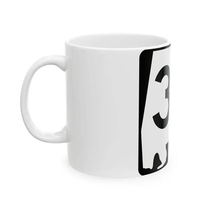 Alabama 33 (Alabama) (Road Sign) White Coffee Mug - Go Mug Yourself