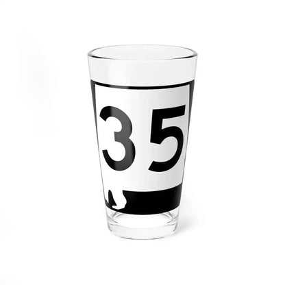 Alabama 35 (Alabama) (Road Sign) Pint Glass 16oz 16oz - Go Mug Yourself