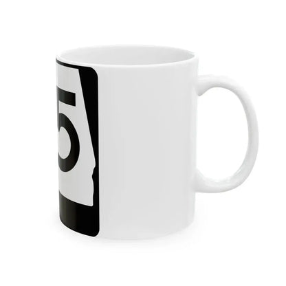 Alabama 35 (Alabama) (Road Sign) White Coffee Mug - Go Mug Yourself