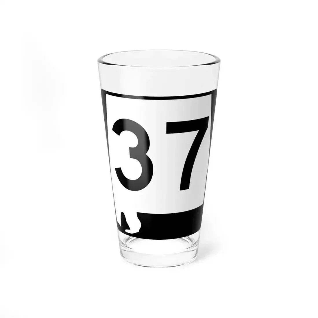 Alabama 37 (Alabama) (Road Sign) Pint Glass 16oz 16oz - Go Mug Yourself