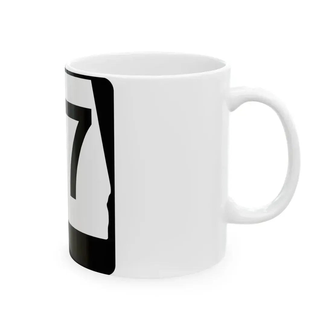 Alabama 37 (Alabama) (Road Sign) White Coffee Mug - Go Mug Yourself