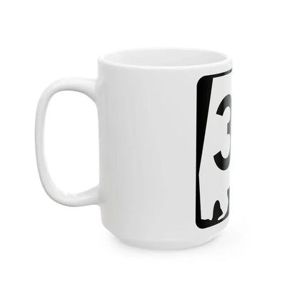 Alabama 37 (Alabama) (Road Sign) White Coffee Mug - Go Mug Yourself