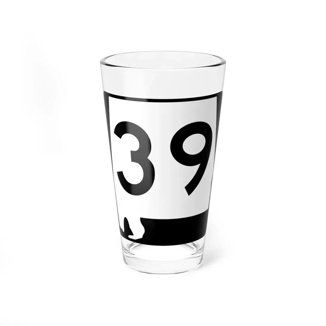 Alabama 39 (Alabama) (Road Sign) Pint Glass 16oz 16oz - Go Mug Yourself