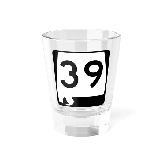 Alabama 39 (Alabama) (Road Sign) Shot Glass 1.5oz 1.5oz - Go Mug Yourself