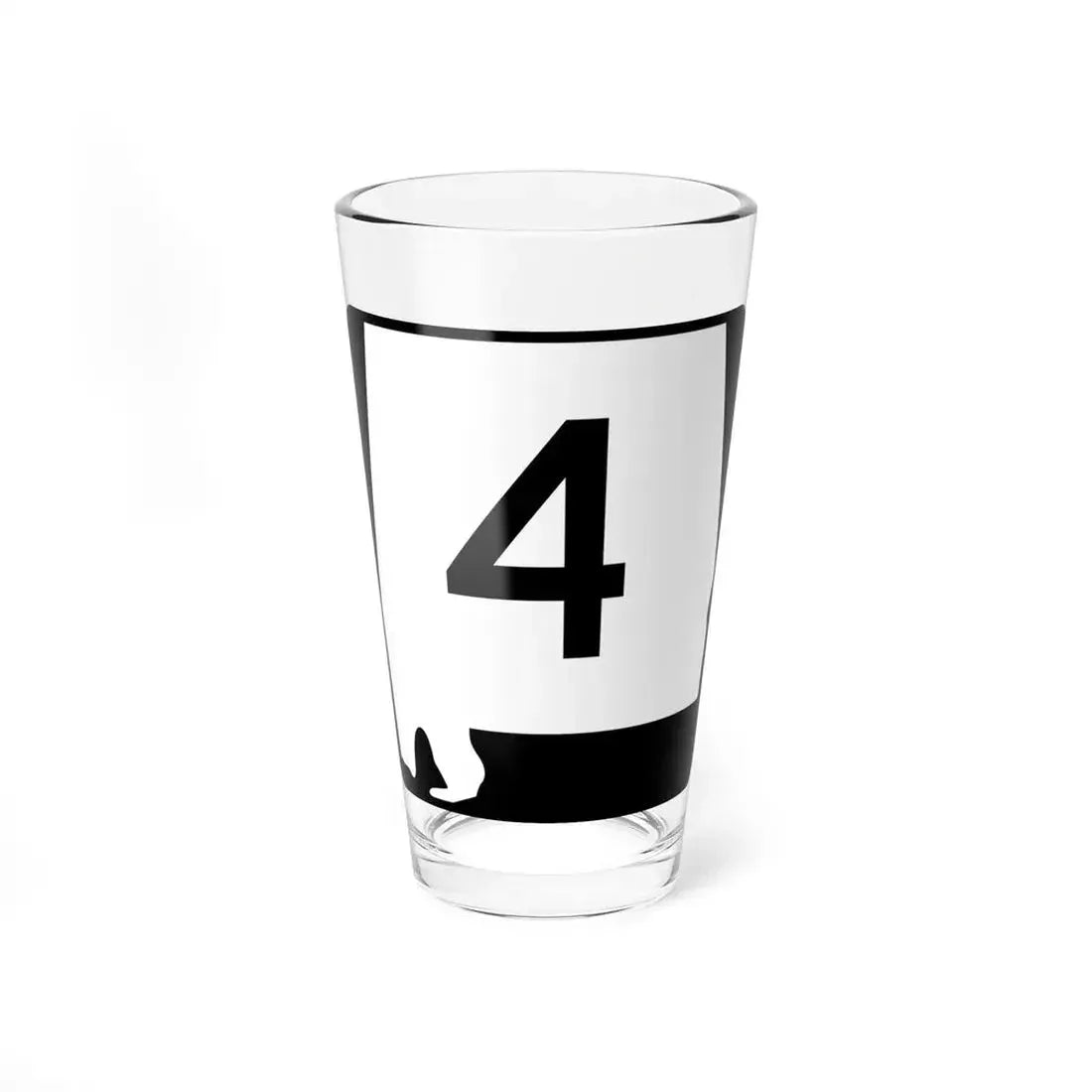 Alabama 4 (Alabama) (Road Sign) Pint Glass 16oz 16oz - Go Mug Yourself