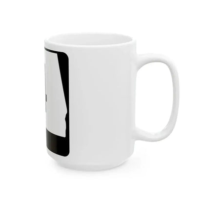Alabama 4 (Alabama) (Road Sign) White Coffee Mug - Go Mug Yourself