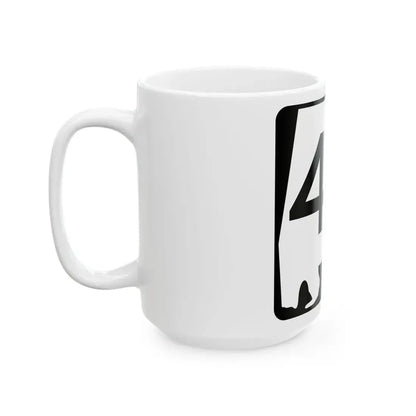 Alabama 40 (Alabama) (Road Sign) White Coffee Mug - Go Mug Yourself