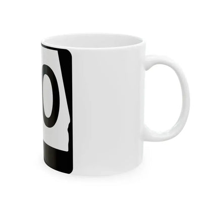 Alabama 40 (Alabama) (Road Sign) White Coffee Mug - Go Mug Yourself