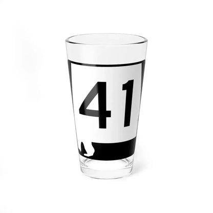 Alabama 41 (Alabama) (Road Sign) Pint Glass 16oz 16oz - Go Mug Yourself