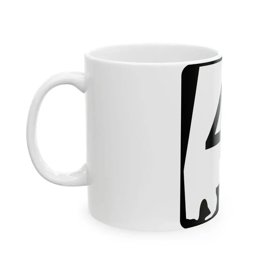 Alabama 41 (Alabama) (Road Sign) White Coffee Mug - Go Mug Yourself