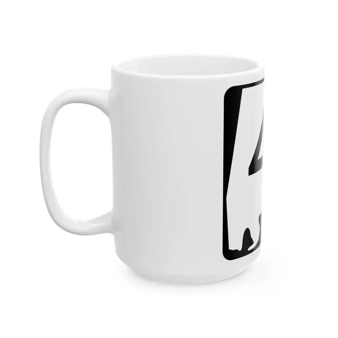 Alabama 41 (Alabama) (Road Sign) White Coffee Mug - Go Mug Yourself