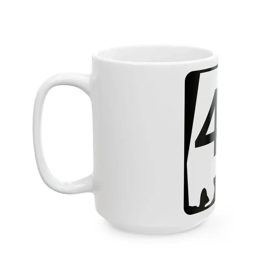 Alabama 42 (Alabama) (Road Sign) White Coffee Mug - Go Mug Yourself