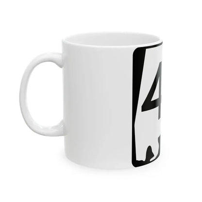 Alabama 42 (Alabama) (Road Sign) White Coffee Mug - Go Mug Yourself