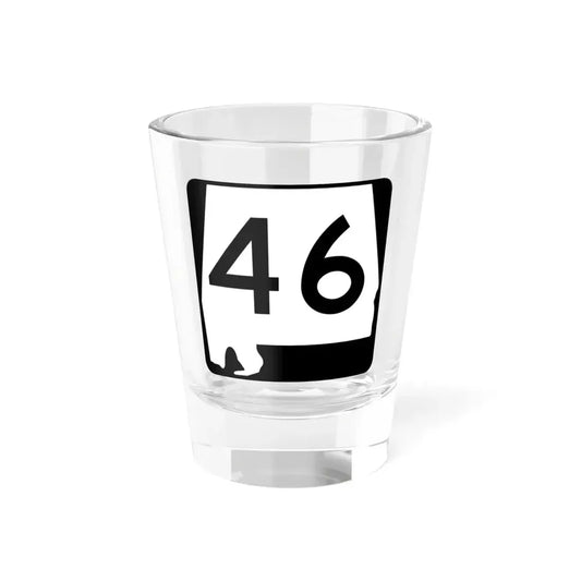 Alabama 46 (Alabama) (Road Sign) Shot Glass 1.5oz 1.5oz - Go Mug Yourself