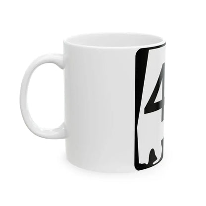 Alabama 46 (Alabama) (Road Sign) White Coffee Mug - Go Mug Yourself