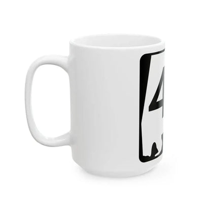 Alabama 47 (Alabama) (Road Sign) White Coffee Mug - Go Mug Yourself