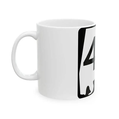 Alabama 48 (Alabama) (Road Sign) White Coffee Mug - Go Mug Yourself