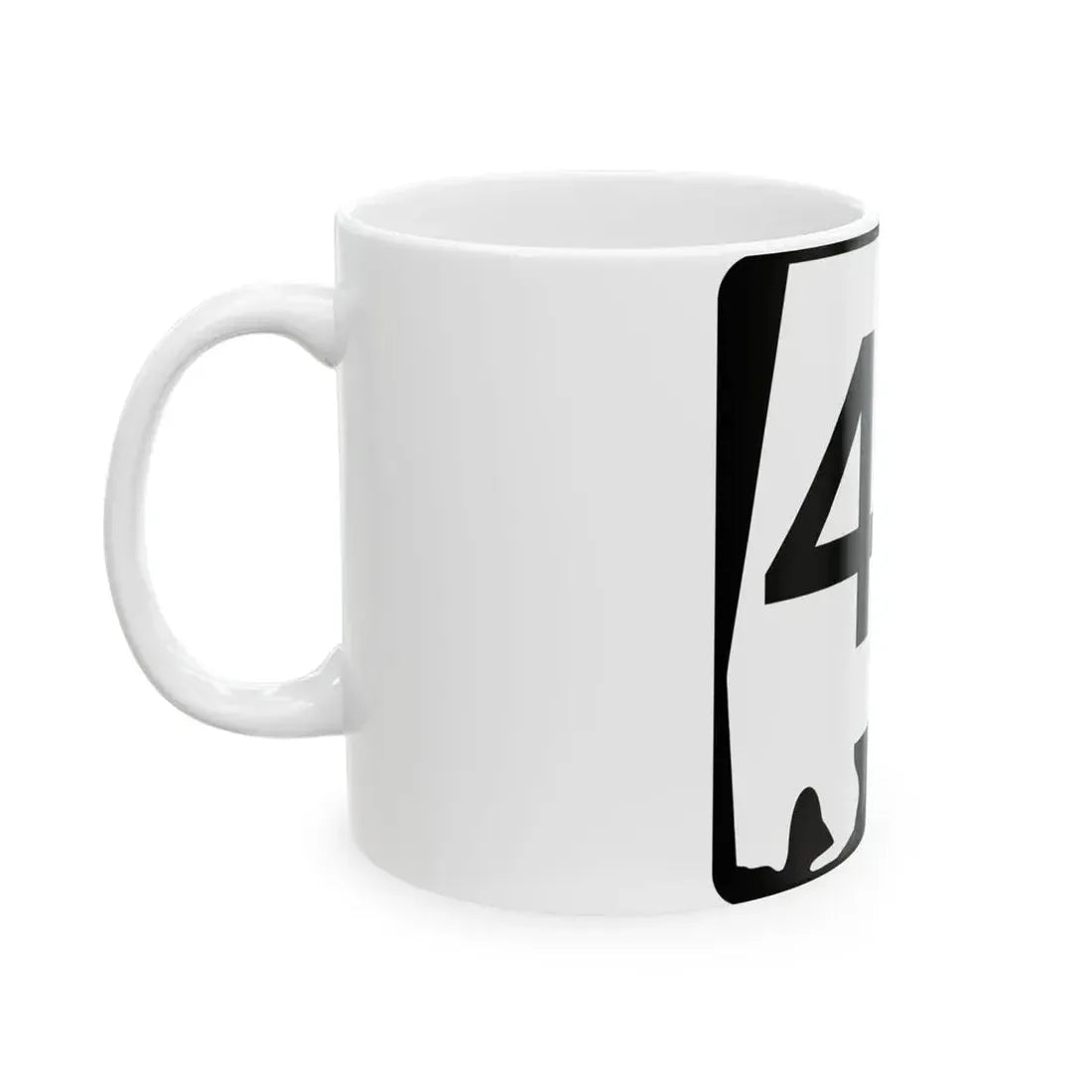 Alabama 49 (Alabama) (Road Sign) White Coffee Mug - Go Mug Yourself