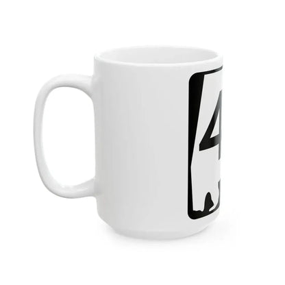 Alabama 49 (Alabama) (Road Sign) White Coffee Mug - Go Mug Yourself