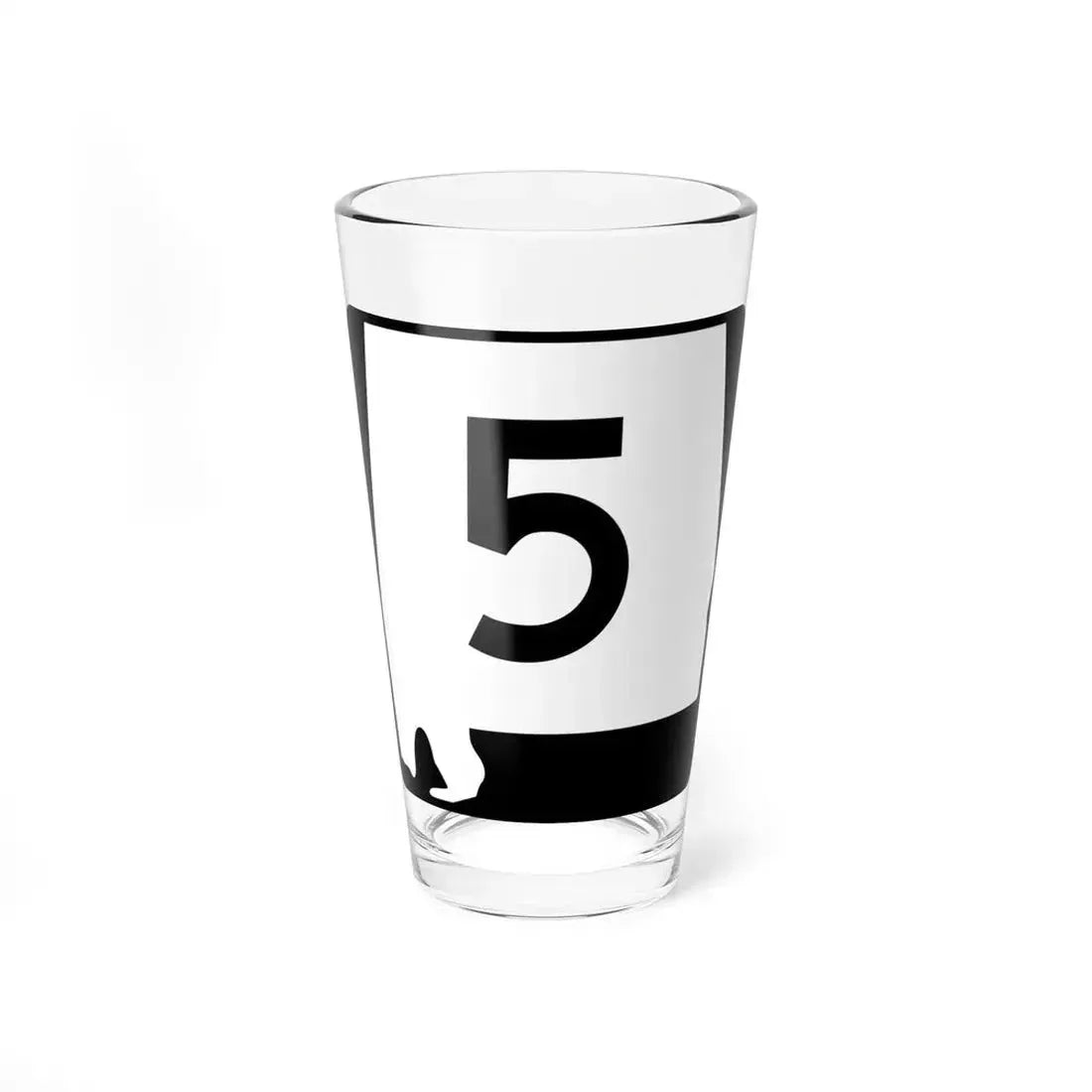 Alabama 5 (Alabama) (Road Sign) Pint Glass 16oz 16oz - Go Mug Yourself