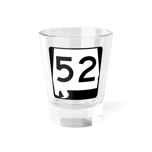 Alabama 52 (Alabama) (Road Sign) Shot Glass 1.5oz 1.5oz - Go Mug Yourself