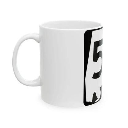 Alabama 52 (Alabama) (Road Sign) White Coffee Mug - Go Mug Yourself