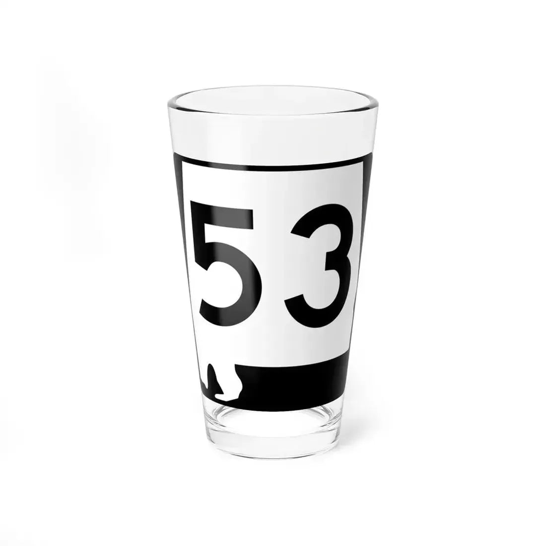 Alabama 53 (Alabama) (Road Sign) Pint Glass 16oz 16oz - Go Mug Yourself
