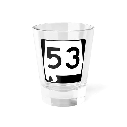 Alabama 53 (Alabama) (Road Sign) Shot Glass 1.5oz 1.5oz - Go Mug Yourself