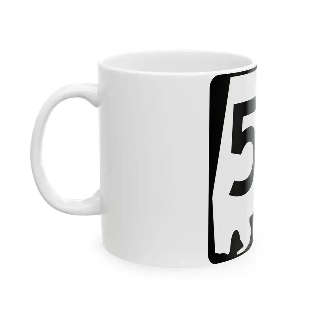 Alabama 54 (Alabama) (Road Sign) White Coffee Mug - Go Mug Yourself