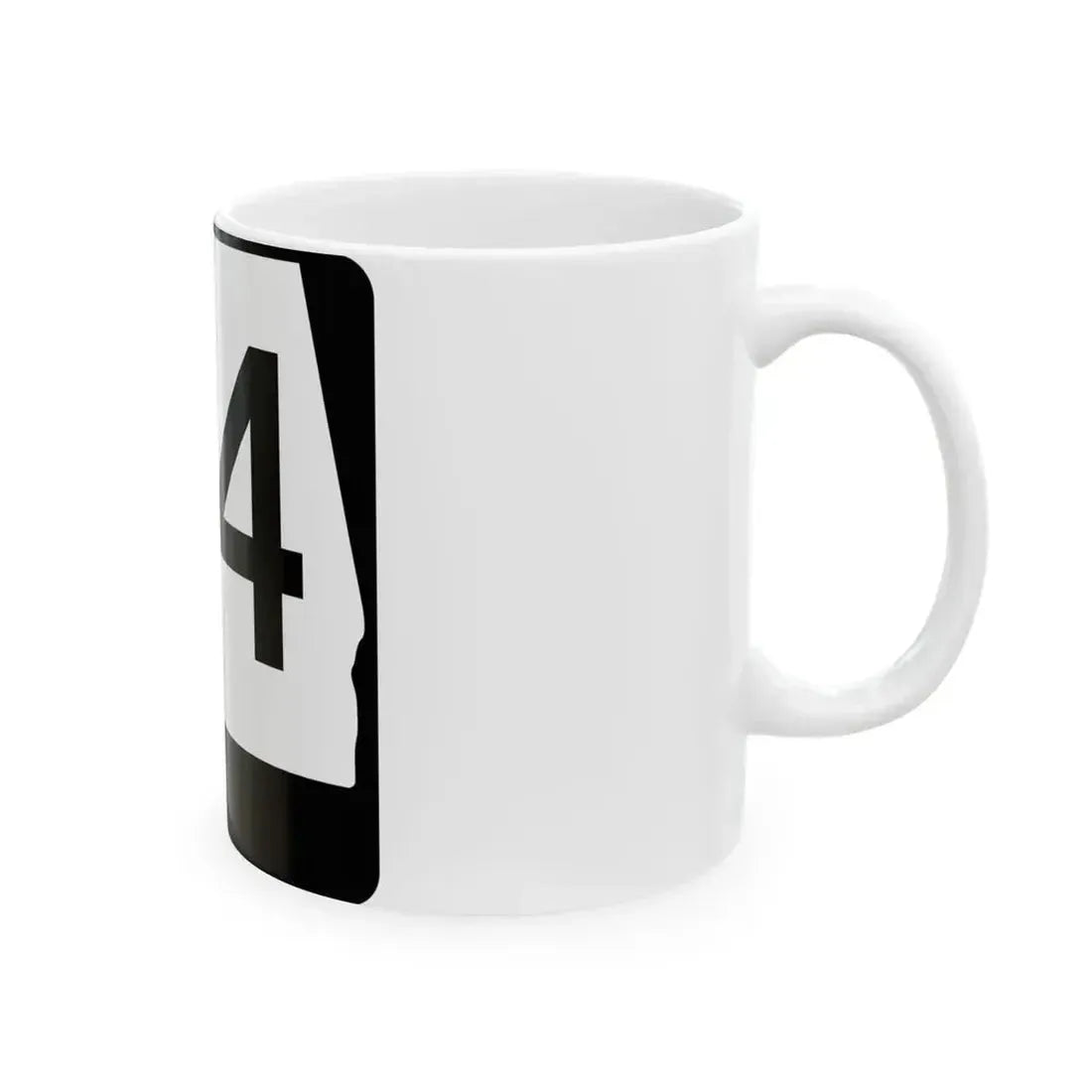 Alabama 54 (Alabama) (Road Sign) White Coffee Mug - Go Mug Yourself