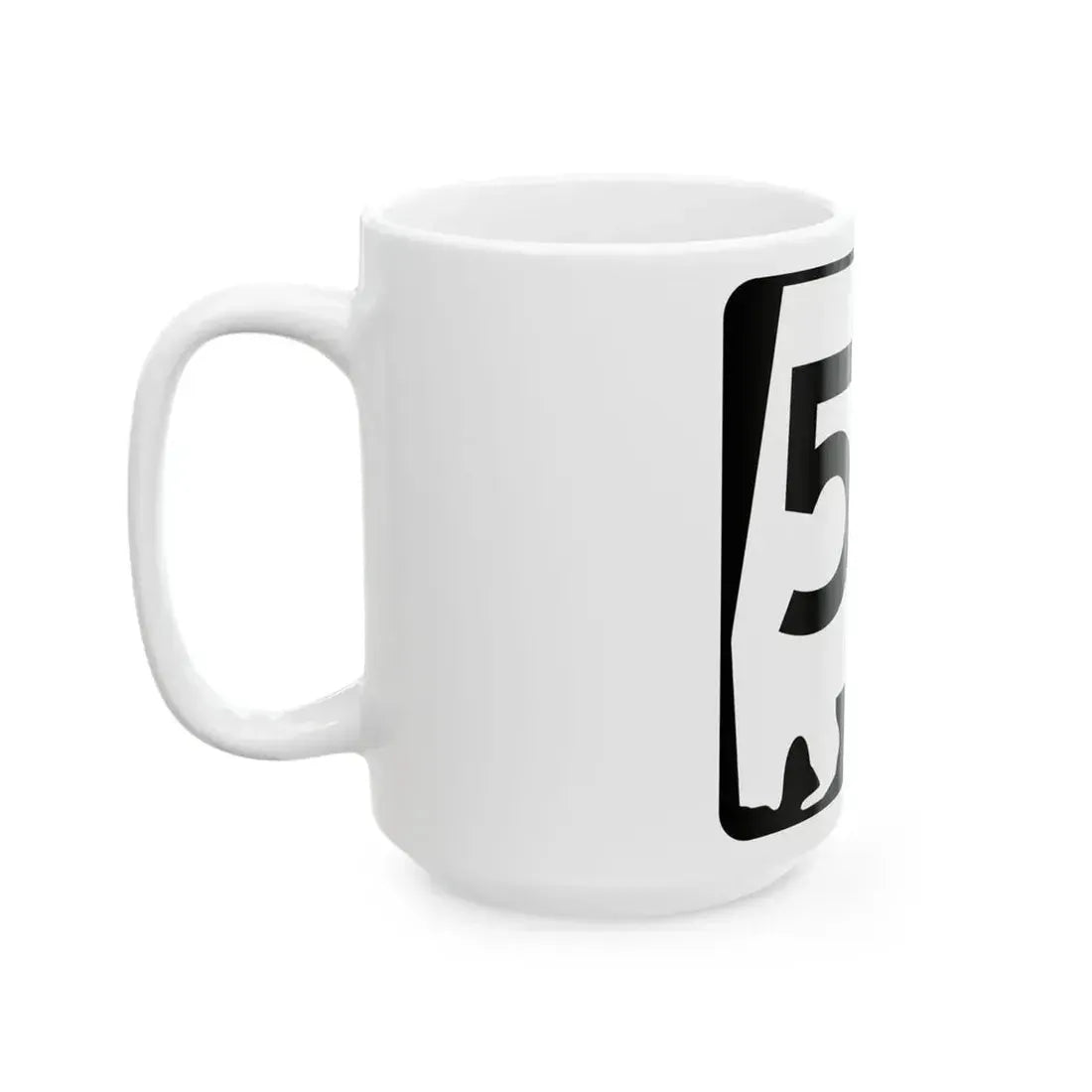 Alabama 54 (Alabama) (Road Sign) White Coffee Mug - Go Mug Yourself
