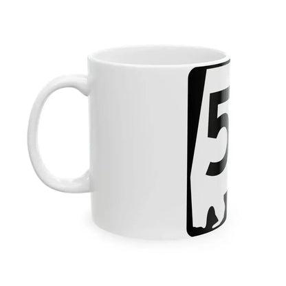 Alabama 56 (Alabama) (Road Sign) White Coffee Mug - Go Mug Yourself