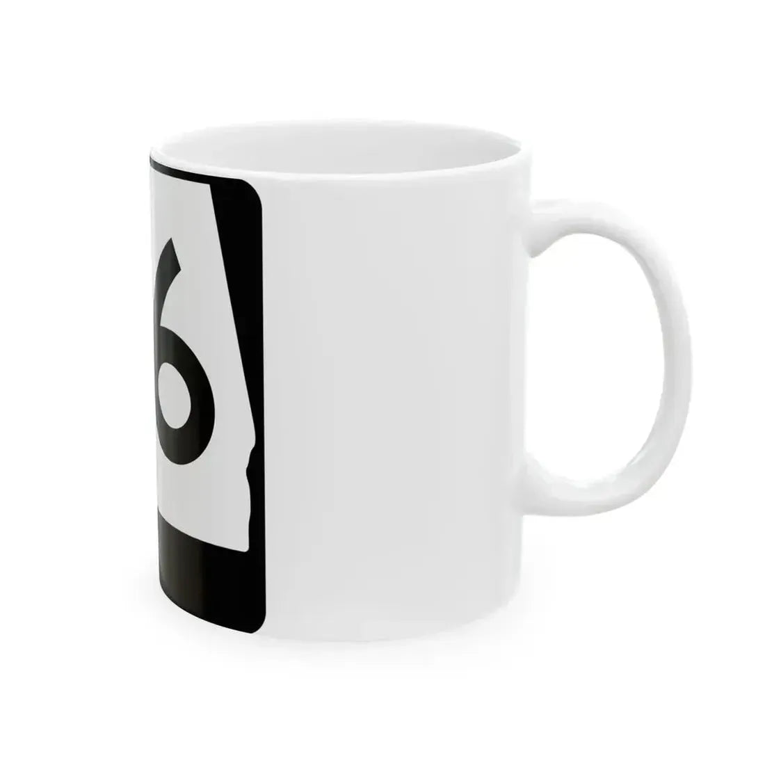 Alabama 56 (Alabama) (Road Sign) White Coffee Mug - Go Mug Yourself