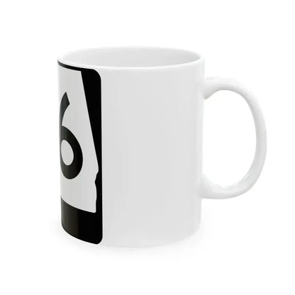 Alabama 56 (Alabama) (Road Sign) White Coffee Mug - Go Mug Yourself