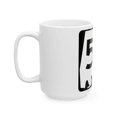 Alabama 57 (Alabama) (Road Sign) White Coffee Mug - Go Mug Yourself
