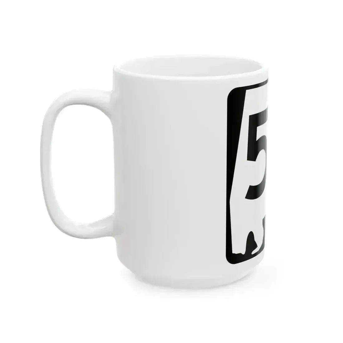 Alabama 58 (Alabama) (Road Sign) White Coffee Mug - Go Mug Yourself